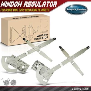 2x Front L&R Power Window Regulator for Dodge D100 D150 D200 D250 D300 Plymouth - Picture 1 of 13