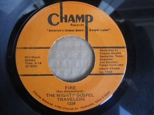 RARE GOSPEL SOUL Mighty Gospel Travelers - fire CHAMP - Picture 1 of 2