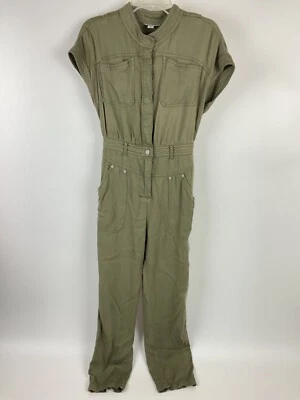 Mono utilitario habitual para niños niñas oliva viscosa sin mangas, niña grande, talla 12 Foto 1 de 4