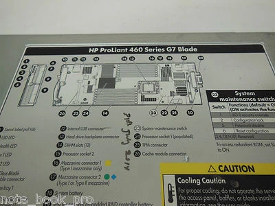 HP BL460c G7 with 2 Quad Core 2.5 Ghz(E5540) 48 Gb/2x146 Gb Sas 10K Dual Port - Image 1 of 2