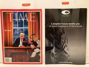 TIME MAGAZINE  DONALD TRUMP HE'S BACK 2025 - BRAND NEW - Picture 1 of 2