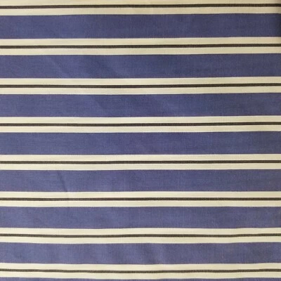 Soft Blue, White, Black, Stripe Cotton Voile - Light-Weight - Soft & Wonderful! - Image 1 of 4