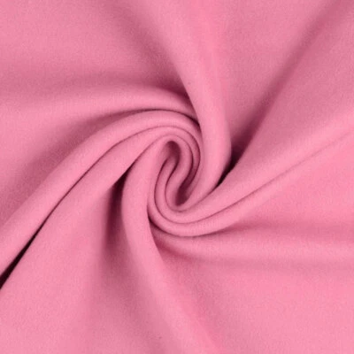 Stoff Polyester Fleece altrosa Antipilling beidseitig weich rosa - Bild 1 von 3