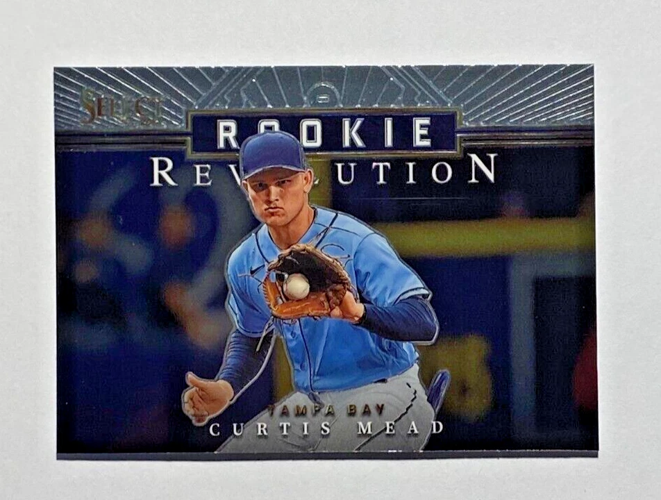 2023 Select #PR7 CURTIS MEAD RC Rookie Revolution RAYS - Image 1 of 2