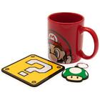 Super Mario Mario Mug and Coaster Set (Pack of 3) (TA8070)