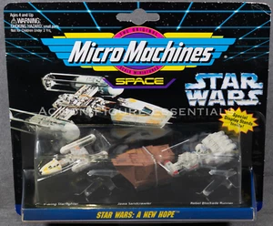 Star Wars Micro Machines Y-Wing Jawa Sandcrawler Rebel Blockade Runner 1996 MOC - Picture 1 of 5