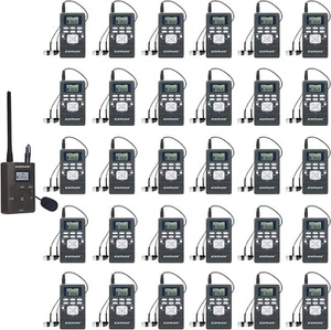 Sistema de transmisión receptor transmisor de voz radio guía turística inalámbrico EXMAX 1T30R - Imagen 1 de 9