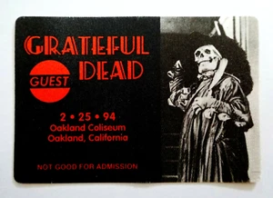 Grateful Dead Backstage Pass Oakland 2/25/94 2/25/1994 Lon Chaney Phantom Opera - Picture 1 of 12
