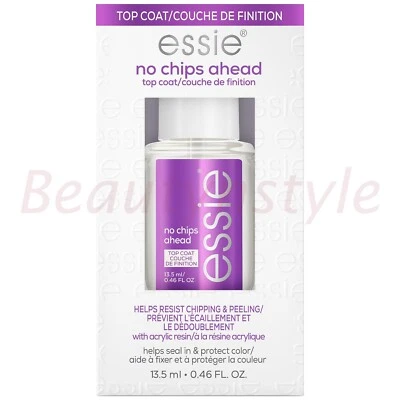 Essie No Chips Ahead Top Coat Nail Polish - New Boxed 13.5ml
