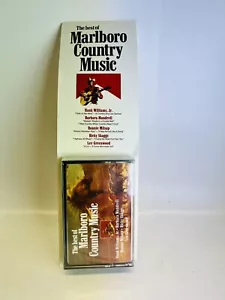The Best of Marlboro Country Music Vol 1 Cassette Tape 1985 New Sealed - Picture 1 of 9