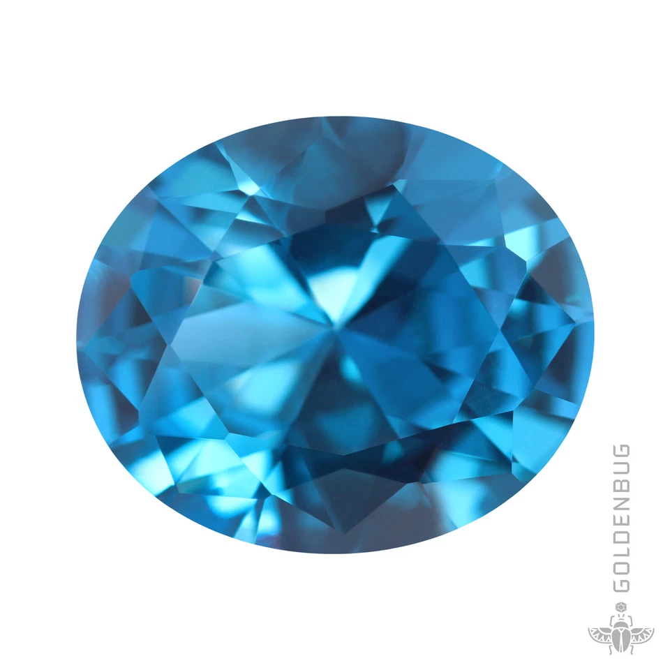 Blue Spinel Loose Gemstone Oval Cut Best Quality Genuine Lab Created Stone EU - Image 1 of 4