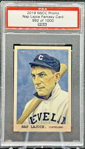 Nap Lajoie | 2019 NSCC Promo Fantasy Card /1000 | PSA A #5 CLE