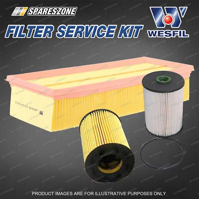 Wesfil Oil Air Fuel Filter Service Kit for Volkswagen Golf 1K VI Jetta 1K 1KM - image 1 of 2