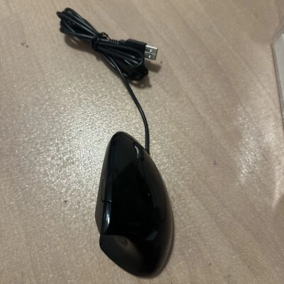 New Adesso iMouse E1 Vertical Ergonomic Illuminated Mouse (Right Handed) Black - Image 1 of 3