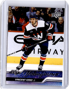 2023-24 UD Upper Deck Series 1 Young Guns - 224 Vincent Iorio - Capitals