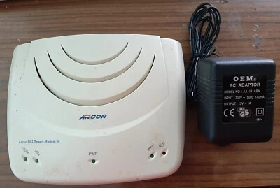Arcor-DSL-Speed Modem 50 inkl. Netzteil - Bild 1 von 2