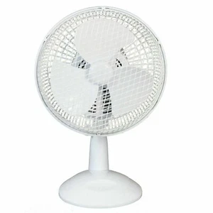 Challenge 2 Speed Oscillating White Desk Fan - 7 Inch 4546546 - Picture 1 of 2