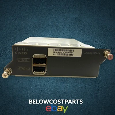 Cisco 800-37538-01 A0+ C2960-Stack V01 73-14199-03 A0 Stacking Module - Image 1 of 2