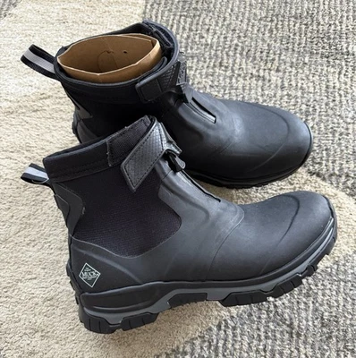 Мужская грязь ботинки APEX середины молнии лодыжки загрузки черный размер 9 новый без ЯРЛЫКОВ без коробки - Изображение 1 из 4