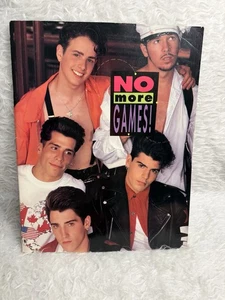 Pop New Kids On The Block No More Games Tour 1990 Concert Program Book - Picture 1 of 4