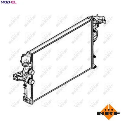 RADIATOR ENGINE COOLING 58430 FOR F1CE3481C/F1CE3481J/F1CE3481K/F1CFL411J 3.0L - Image 1 of 4