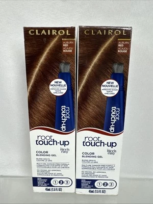 (2) Gel semipermanente para retoque de raíz roja castaño rojizo Clairol Foto 1 de 4