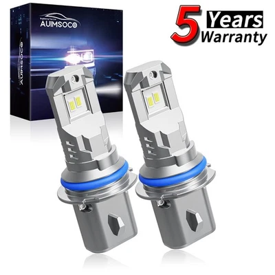 For Ford Bronco 1992-1996 2x LED Headlight Kit High Low Beam Bulbs Super Bright - Image 1 of 4