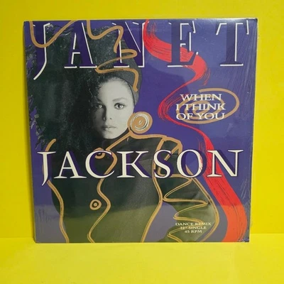 Janet Jackson - When I Think Of You (Dance Remix) - 1986 - SP-12193 - New - Seal - Image 1 of 2