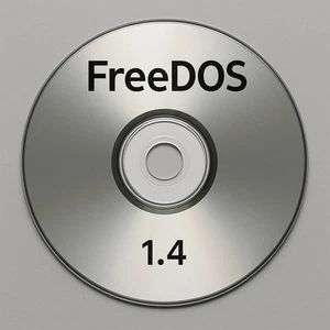 FreeDOS 1.4 Operating System Bootable CD-ROM | DOS OS for Legacy PCs - Picture 1 of 3