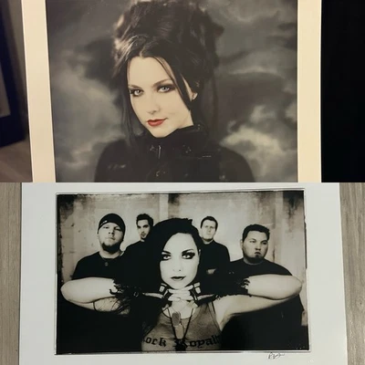 Evanescence Fallen Amy Lee Paul Harries 2 impresiones artísticas firmadas The Open Door Foto 1 de 4