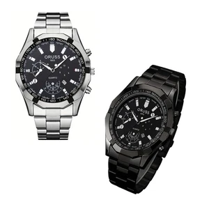 Orologio da Uomo in Acciaio con Movimento al Quarzo - Picture 1 of 5