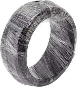 Aluminiowy drut bonsaib lub drut, elastyczny, czarny, nierdzewny (2,5 mm) - Zdjęcie 1 z 3