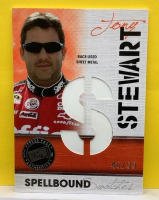 2010 Press Pass Eclipse Spellbound Swatches #40/99 Tony Stewart #SS-TS 1/7 - Image 1 of 3