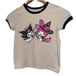 Kuromi & My Melody By Sanrio Girl’s T-shirt size 9/10 - Picture 1 of 3
