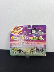 RARE Mighty Max Heroes & Villains Collection #1 Skull Master Figure NEW - Picture 1 of 16