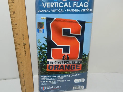 Syracuse SU Orange VERTICAL FLAG HOUSE Decoration BANNER 27X37 tailgate party Cover