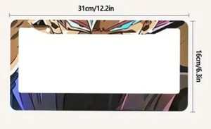 1x DragonBall Aluminum Alloy License Plate Frame New1 - Picture 1 of 3