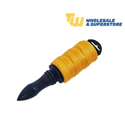 Builders Brick Line 100M Measuring Laying String Cord Reel Multi Bricklaying - Image 1 of 3