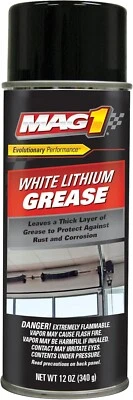 Grasa de litio blanca multiusos Mag1 MAG00448 Premium, spray de aerosol de 12 OZ Foto 1 de 2
