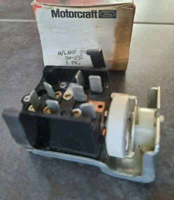 NOS Ford 1961 1962 1963 1964 Comet Fairlane Headlight Head Light Switch SW-298 - Image 1 of 4