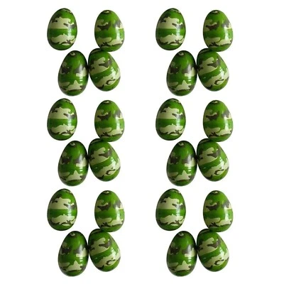 24 Huevos de Pascua Rellenables Camuflaje Verde Caza Fiesta Favor Juego Diversión al Aire Libre Foto 1 de 4