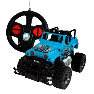 Rayline RC Auto Jeep 6142S Bleu, Avec Volant de Télécommande - Photo 1 sur 1