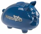 Harley-Davidson Piggy Bank HDX-99210 Blu Emblema Hog Banca