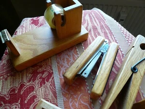 Schreibtisch Organizer Set holz - Bild 1 von 3
