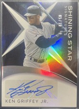 2021 Panini Ken Griffey Jr Shining Star Autograph #5/10 Mariners HOF