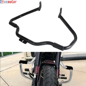 For Harley Softail Deluxe Fatboy 1-1/4" Mustache Engine Guard Highway Crash Bar - Picture 1 of 10