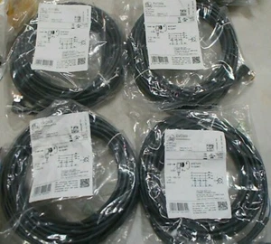 IFM EFECTOR ADOAH043MSS0010H04 CONNECTING CABLE 10M W/SOCKET EVC009M -FREE SHIP - Picture 1 of 5