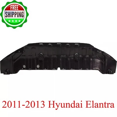 New Engine Splash Shield Front For 2011-2013 Hyundai Elantra Sedan Under Cover - Imagem 1 de 4