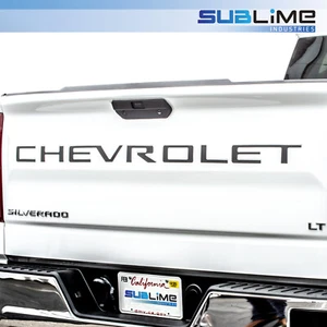 Tailgate Letters Insert Raised Plastic [NOT DECALS] Fit 2019 Chevrolet Silverado - Bild 1 von 13