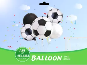 Fußball 5 Ballone Paket von The Balloon Store. - Bild 1 von 1